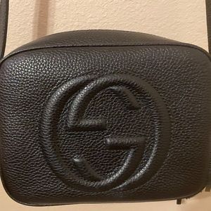 Gucci black Soho small leather disco bag